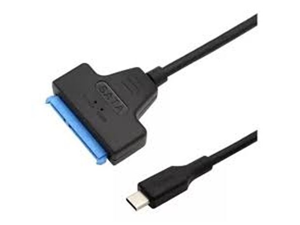 &+  CABLE ADAPTADOR TIPO C A SATA 2.5 DISCOS RIGIDOS Y SSD (3427A)